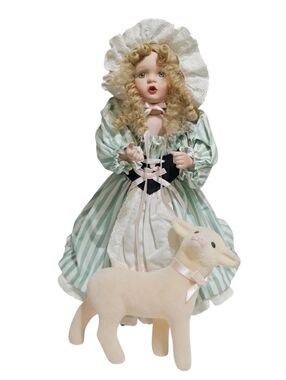 Vintage 1993 Ashton-Drake, Wendy Lawton Little Bo Peep Porcelain Doll